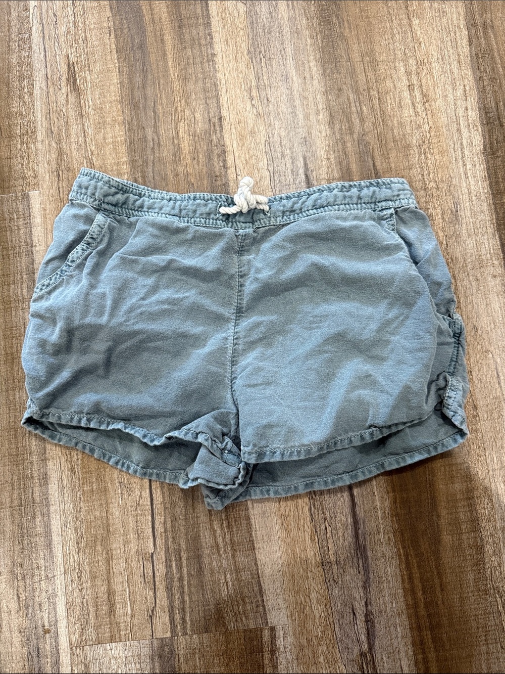 O'Neill Girls Dusty Blue Drawstring Shorts